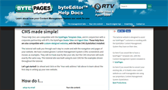 Desktop Screenshot of help.bytepages.com
